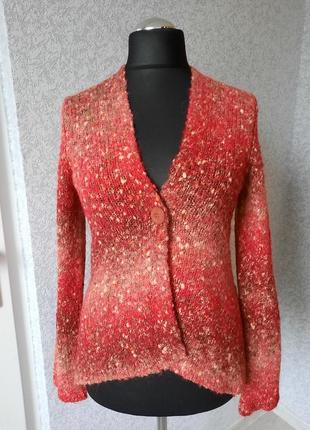 Женский кардиган, тёплый, мягенький, пуговица-кнопка, комфортный. per una, marks&spencer.