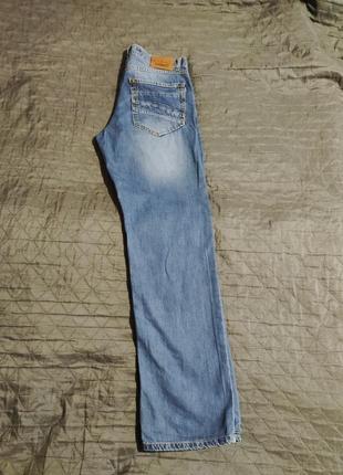 Чоловічі прямі джинси2 фото