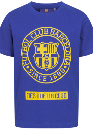 Оригинал детская футболка с эмблемой фк барселона fc barcelona 128-152
