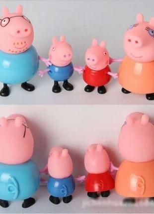 Комплект набор свинка пеппа. семья. 4 шт. .