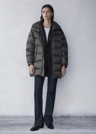 Новый женский пуховик massimo dutti