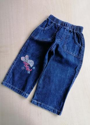 Нові джинси банани р.80-86, 12-18міс дівчинці.