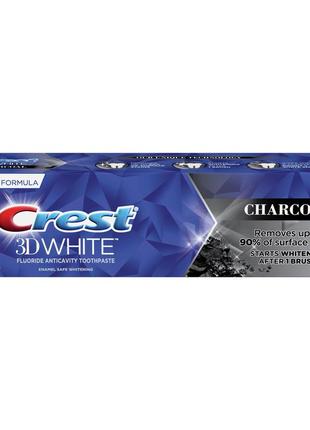 Отбеливающая зубная паста с углем crest 3d white charcoal toothpaste,107г