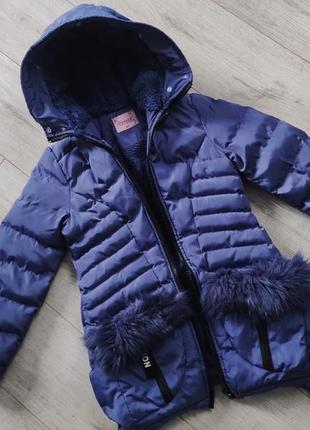 Куртка - пальто, зимова, зимняя, 146-150 розм1 фото