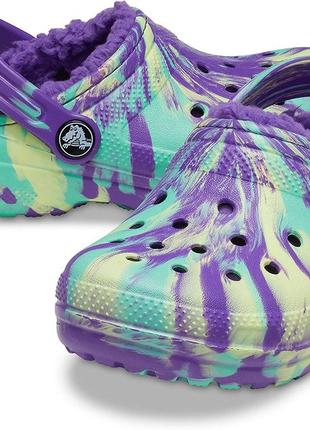 Утепленные детские клоги crocs