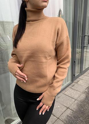 Свитер с рукавом-перчатка джемпер гольф