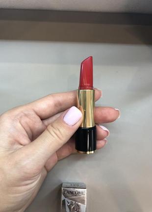 Lancome l'absolu rouge ruby cream стійка помада ланком помада стойкая9 фото