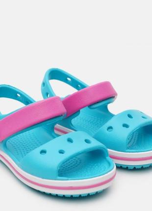 Детские босоножки crocs crocband, 100% оригинал5 фото