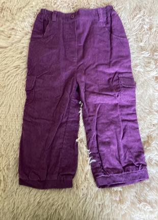 Утеплені вільветові штани