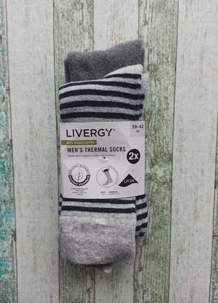 Чоловічі махрові термо шкарпетки livergy