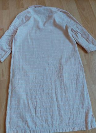Сукня-сорочка в смужку esmara льон бавовна❤️8 фото
