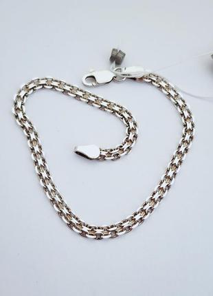 Браслет срібло 925 проба довжина 19 см.