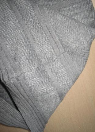 Теплая мини юбка с фактурным узором6 фото
