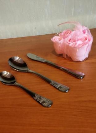 Детский набор столовых предметов. 3