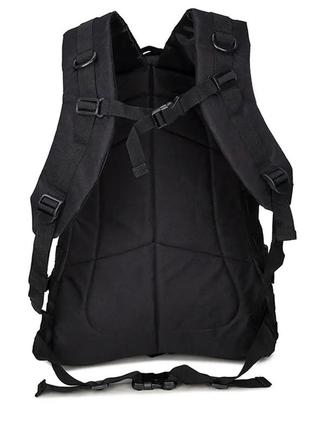 Тактический рюкзак b01 на 40 л / военный рюкзак с системой molle черный (123461208)4 фото