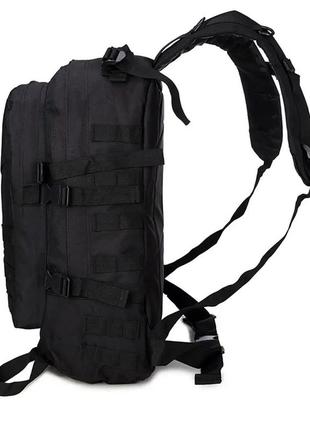 Тактический рюкзак b01 на 40 л / военный рюкзак с системой molle черный (123461208)5 фото