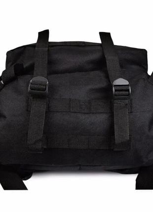 Тактический рюкзак b01 на 40 л / военный рюкзак с системой molle черный (123461208)6 фото