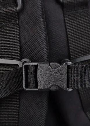 Тактический рюкзак b01 на 40 л / военный рюкзак с системой molle черный (123461208)7 фото