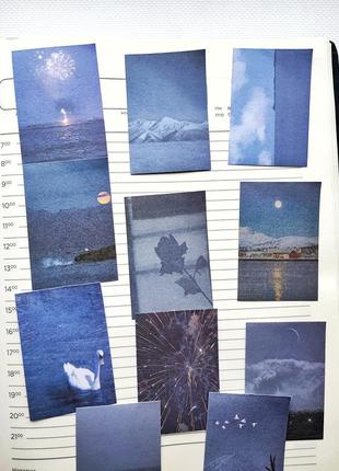 Набір #15 наліпки для скрапбукінга, картинки зображення марки стікери для щоденників блокнота скетча записника4 фото