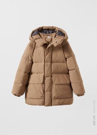 Куртка пуховик zara 116-164