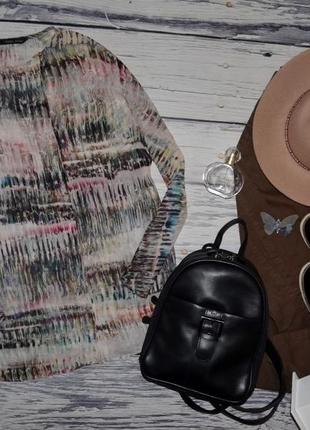 Xs/24 красивая легкая блуза с ярким принтом зара zara