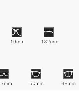 Іміджеві окуляри 2022 з захистом, унісекс3 фото