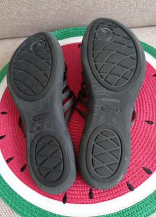 Шльопанці в'єтнамки аквашузи крокси crocs huarache flip 14122 w10/ розм.40-41 оригінал7 фото