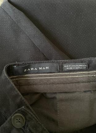 Zara man чорні штани4 фото