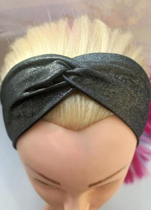 Пов'язка на голову, чалма срібляста