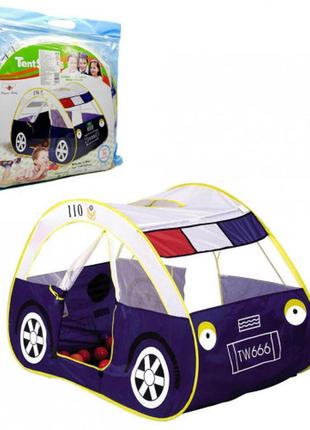 Дитячий ігровий намет метр+ поліцейська машина 128х72х78 см (b5008)
