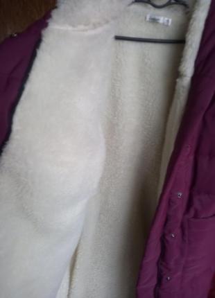 Шикарное пальто на цигейке размер 52-54-566 фото