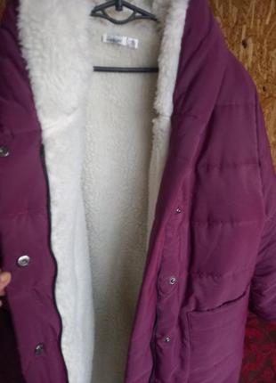 Шикарное пальто на цигейке размер 52-54-565 фото