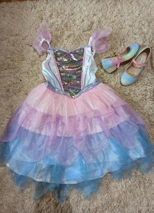 Сукня веселка,радуга,туфлі,костюм поняшка,радуга деш