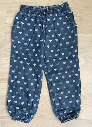 Штани на підкладці дівчинці , 4-5 років, 110 ріст