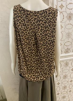 Натуральна блуза/блузка/топ в тигровий принт tom tailor8 фото