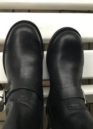 Круті,шкіряні чоботи,черевики-байкерські,оригінал,harley davidson ,37розмір4 фото