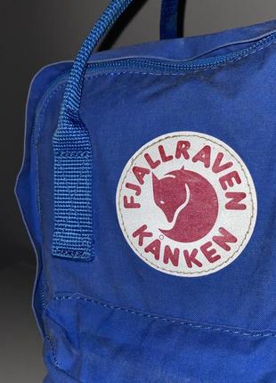 Оригінальний рюкзак голубий fjallraven kanken small8 фото