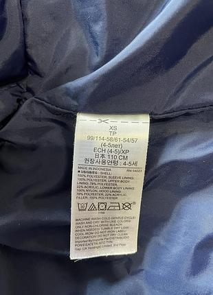 Дитяча утеплена куртка парка gap (розмір хs, 4-5 років)