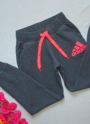 Суперовые трикотажные спортивные теплые с начесом  штаны adidas оригинал ❄️⛄❄️5 фото