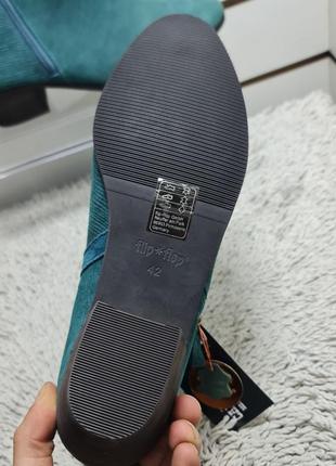Женские натуральные ботинки flip flop оригинал кожа 42 размер km107 фото