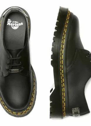 Dr. martens 1461 черевики туфлі жіночі чоловічі шкіра 8 люверсів