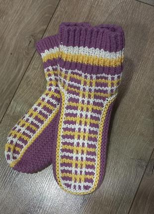 Шкарпетки носки женские с узором удобные высокие 37,38 р.7 фото