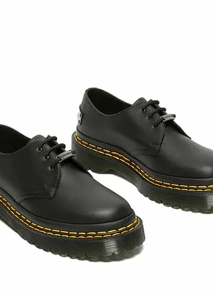 Dr. martens 1461 черевики туфлі жіночі чоловічі шкіра 8 люверсів