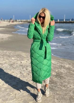 Стильне довге пальто з капюшоном 
мод 1004 
тканина: плащівка на силіконі 200 (тепле) 
розмір: оверсайз