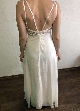 Сукня біла весільна для фотосесії сарафан2 фото