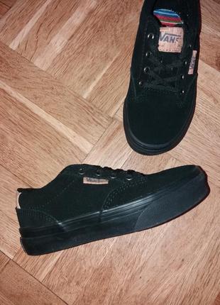 Кеды vans 27-28 р. кожа. оригинал.