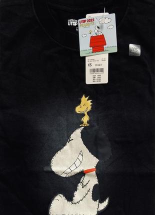 Стильная футболка с принтом peanuts, uniqlo7 фото