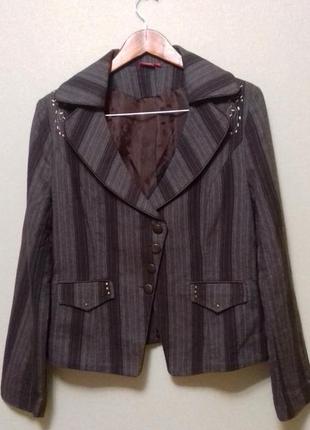 Піджак сюртук жакет кардиган розмір 40 бавовна