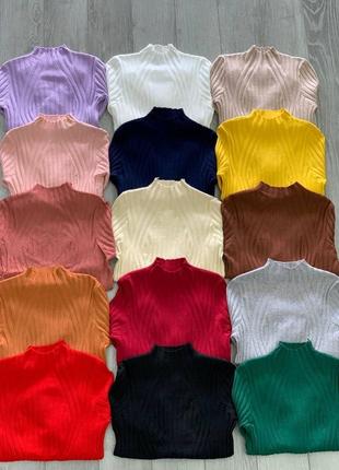 Гольфик ангора рубчик