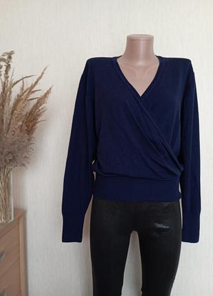 Укорочений светр на запах